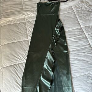 Long sage dress